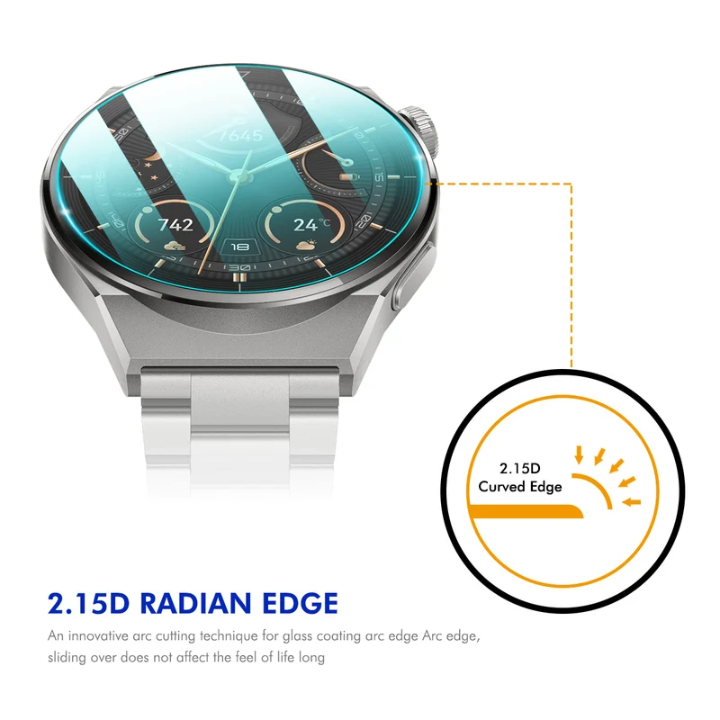 2stück Samsung Galaxy Watch8 44mm Glas 9H Displayschutz