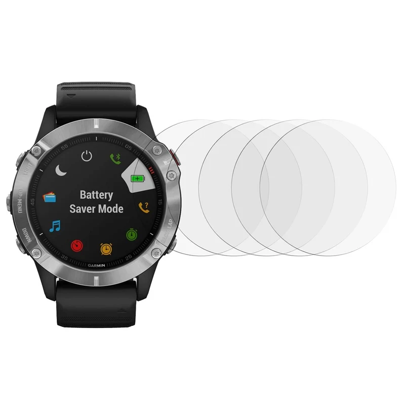 5stück Garmin Fenix 6 / Garmin Fenix 6 Pro Glas Universell Displayschutz