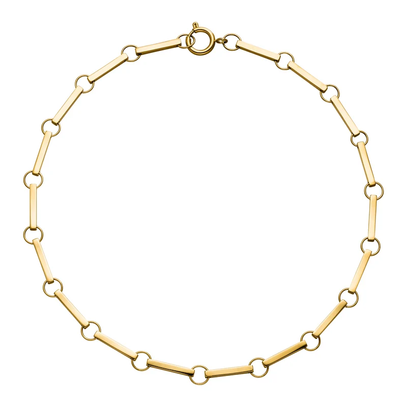 M&M Halskette Fine Line Gold | Modell 488