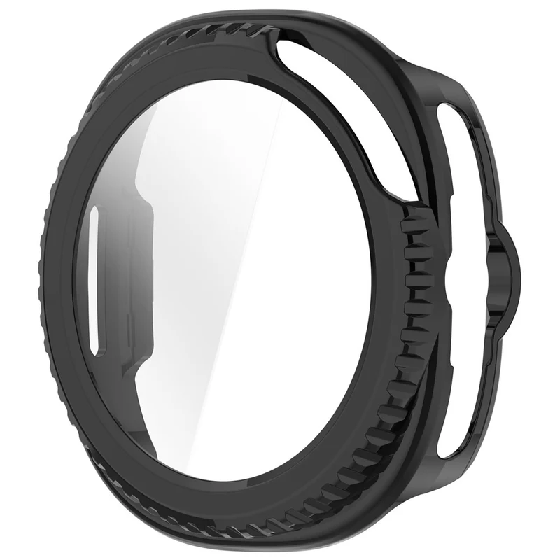 Super Modisch Samsung Galaxy Watch8 Classic 46mm Glas und Silikon Hülle