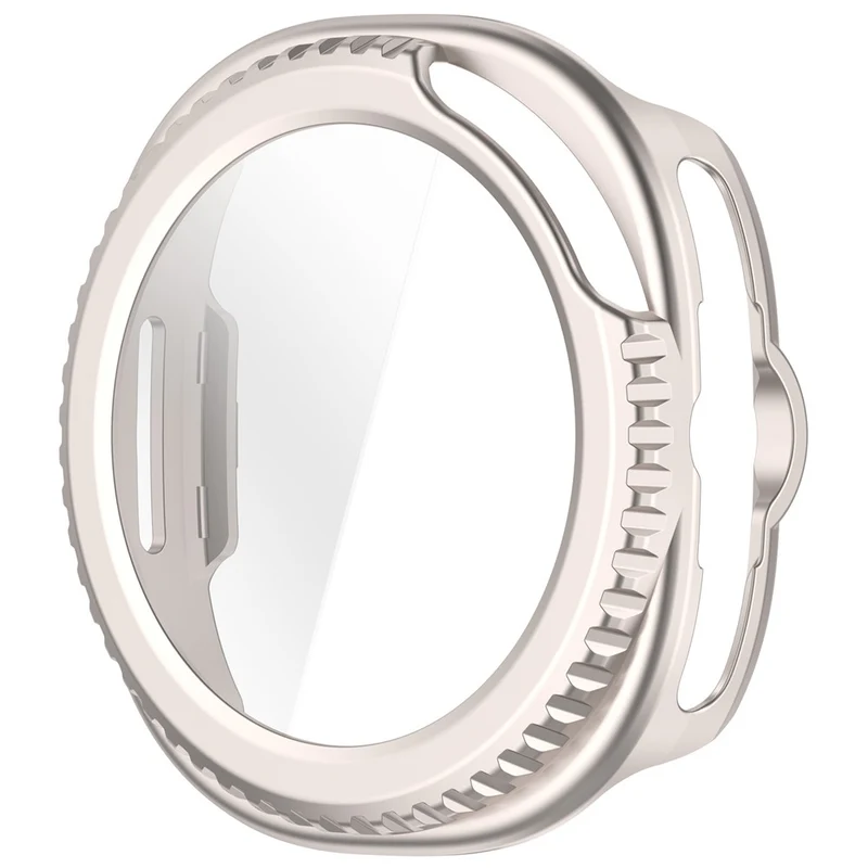 Super Modisch Samsung Galaxy Watch8 Classic 46mm Glas und Silikon Hülle