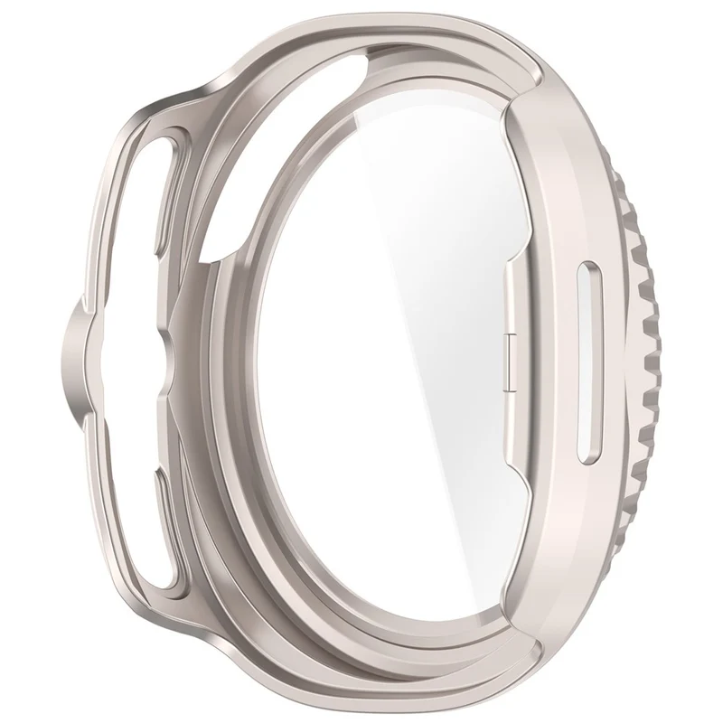 Super Modisch Samsung Galaxy Watch8 Classic 46mm Glas und Silikon Hülle