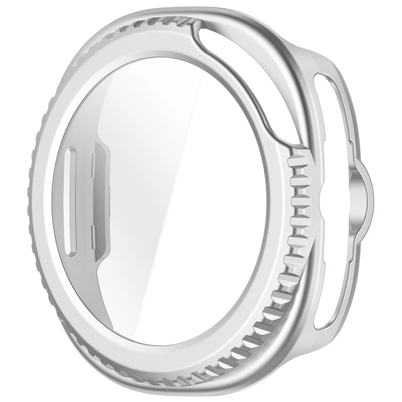Super Modisch Samsung Galaxy Watch8 Classic 46mm Glas und Silikon Hülle