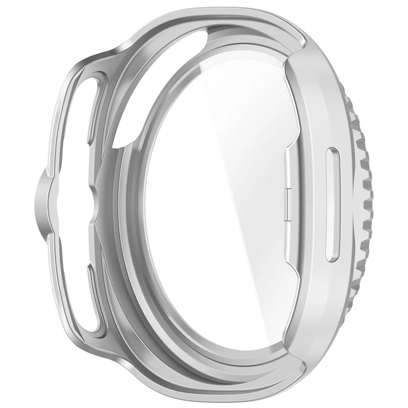 Super Modisch Samsung Galaxy Watch8 Classic 46mm Glas und Silikon Hülle