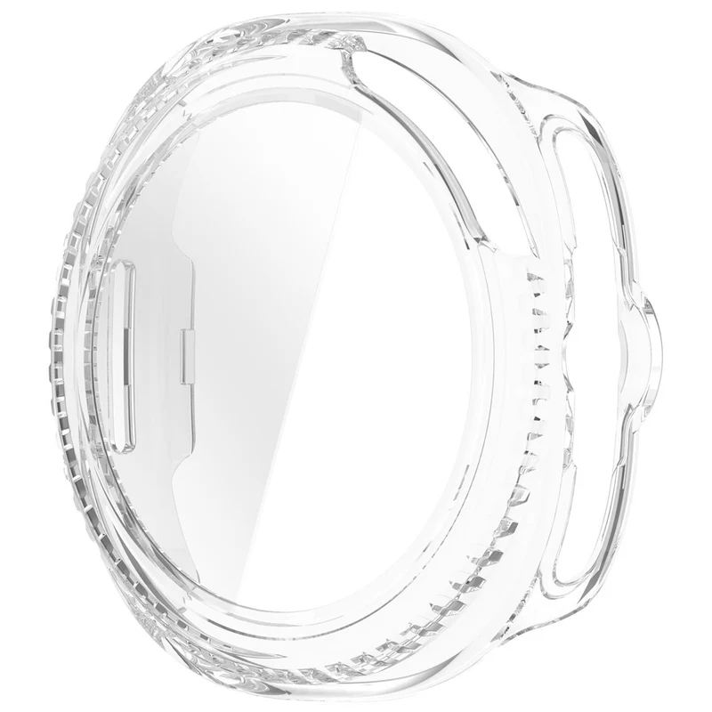 Super Modisch Samsung Galaxy Watch8 Classic 46mm Glas und Silikon Hülle