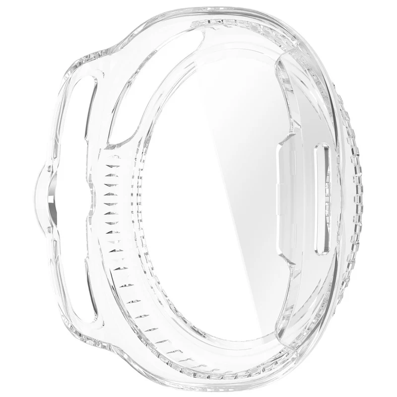 Super Modisch Samsung Galaxy Watch8 Classic 46mm Glas und Silikon Hülle