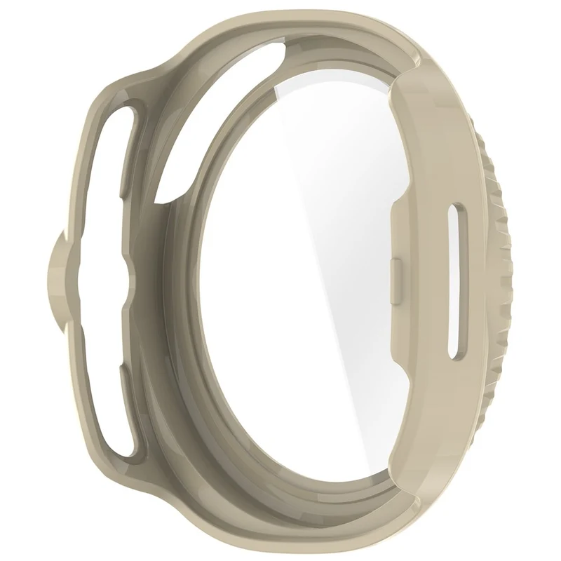 Super Modisch Samsung Galaxy Watch8 Classic 46mm Glas und Silikon Hülle