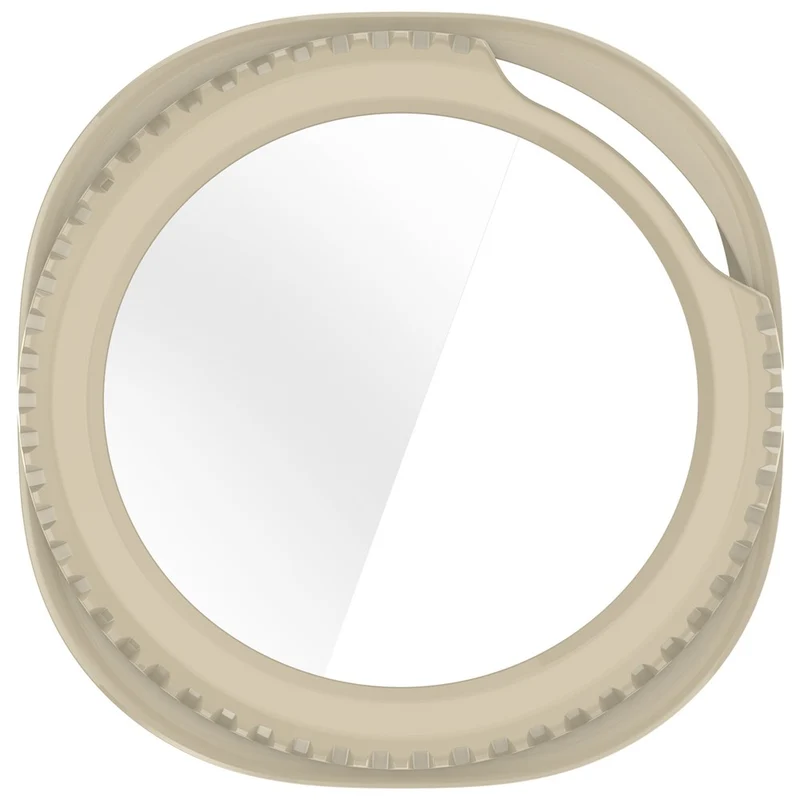Super Modisch Samsung Galaxy Watch8 Classic 46mm Glas und Silikon Hülle