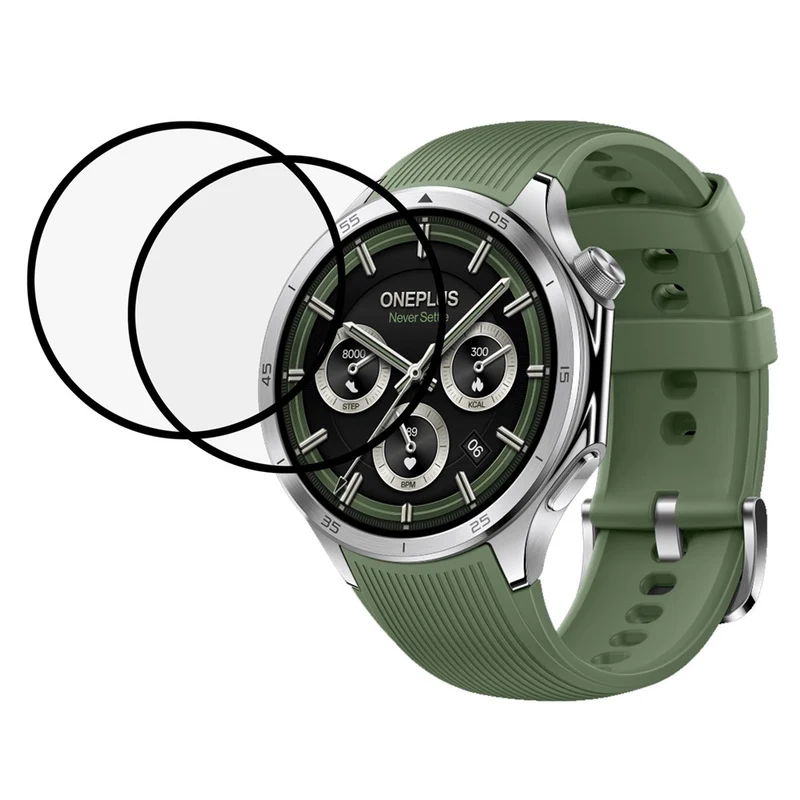 2stück OnePlus Watch 3 Silikon HD Displayschutz