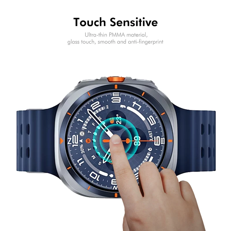 Samsung Galaxy Watch Ultra (2025) 47mm Silikon 3D Gekrümmt Displayschutz
