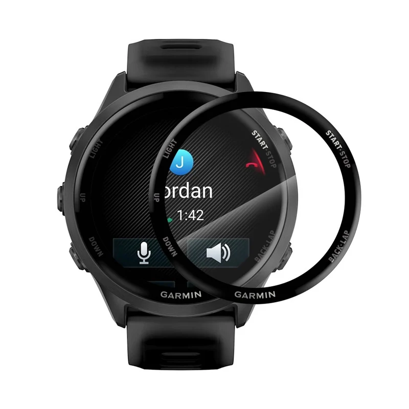 Garmin Forerunner 570 47mm Silikon HD Displayschutz