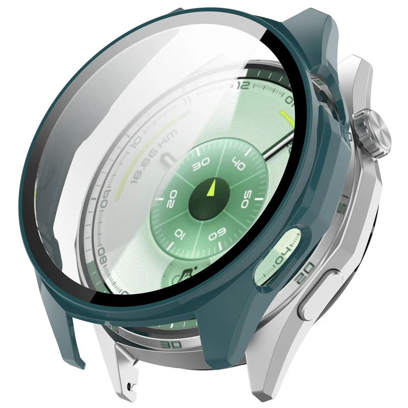 Schützend Huawei Watch GT 6 46mm Glas und Silikon Hülle