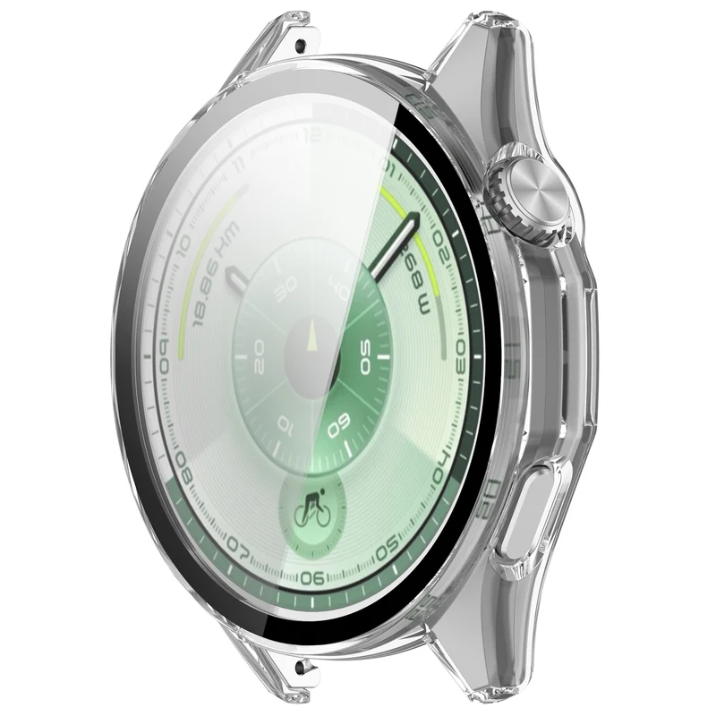 Schützend Huawei Watch GT 6 46mm Glas und Silikon Hülle
