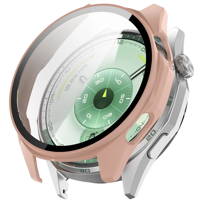 Schützend Huawei Watch GT 6 46mm Glas und Silikon Hülle