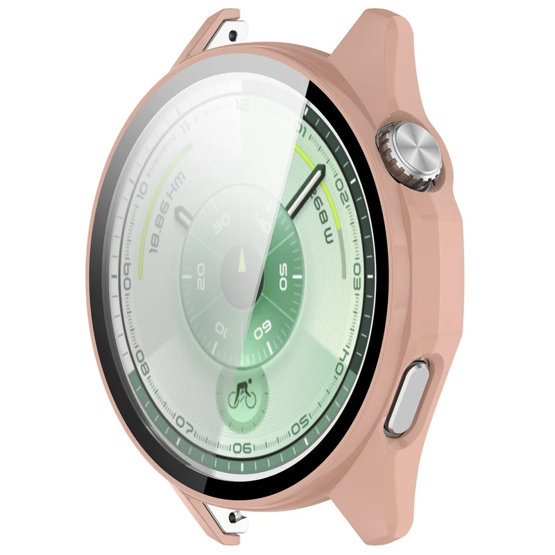 Schützend Huawei Watch GT 6 46mm Glas und Silikon Hülle