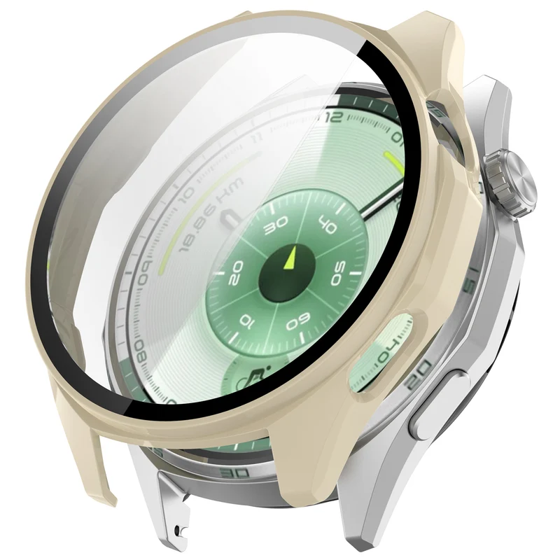 Schützend Huawei Watch GT 6 46mm Glas und Silikon Hülle