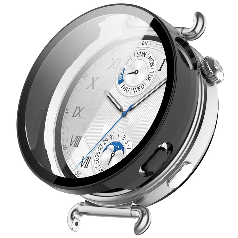 Mega Modisch Huawei Watch GT 6 41mm Glas und Silikon Hülle