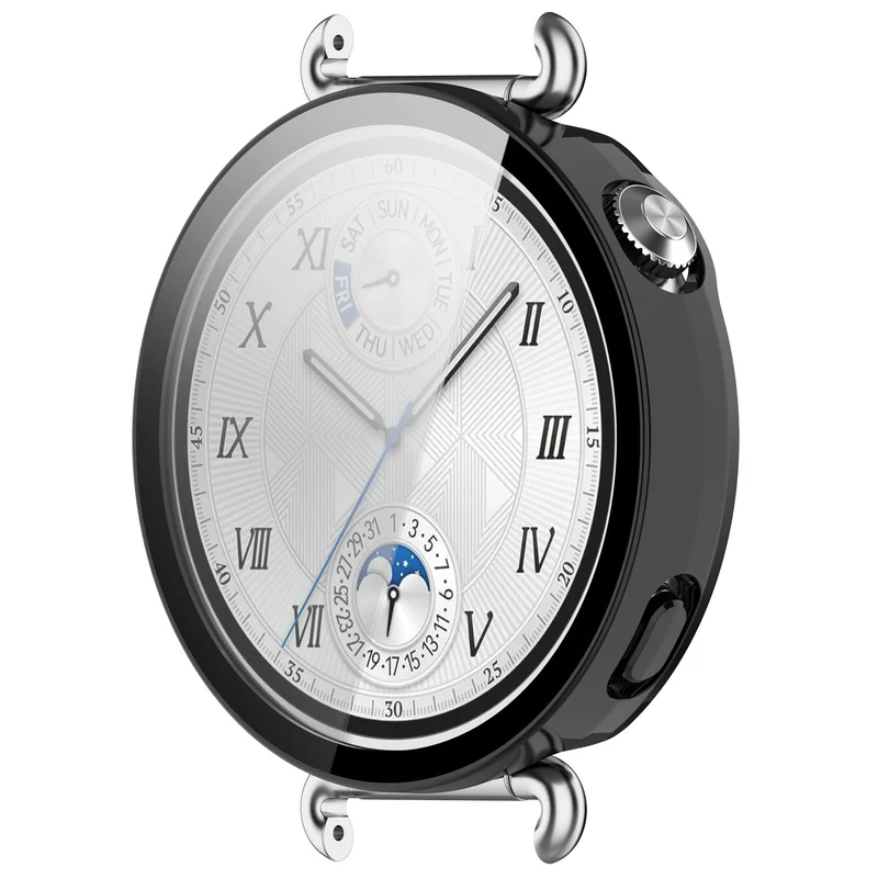 Mega Modisch Huawei Watch GT 6 41mm Glas und Silikon Hülle