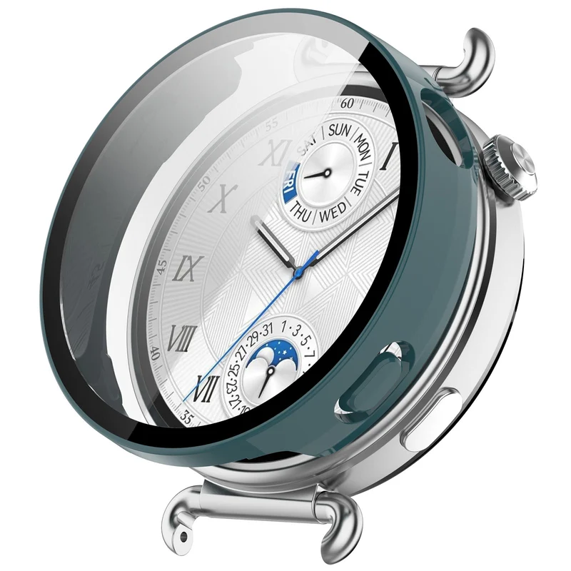 Mega Modisch Huawei Watch GT 6 41mm Glas und Silikon Hülle