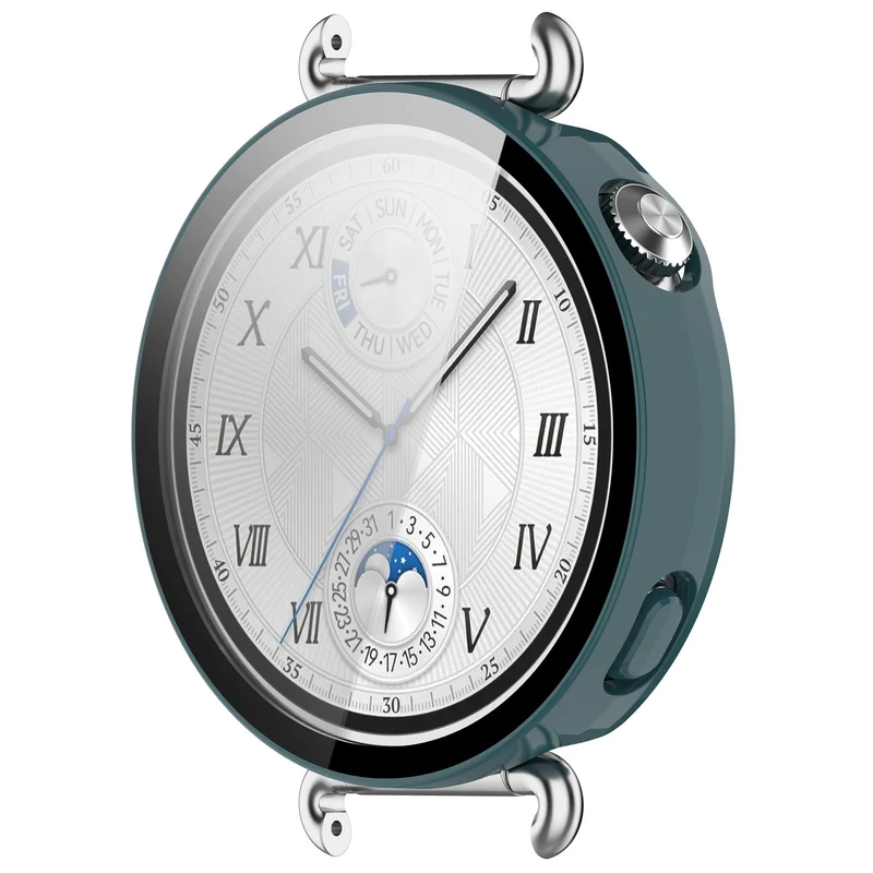 Mega Modisch Huawei Watch GT 6 41mm Glas und Silikon Hülle