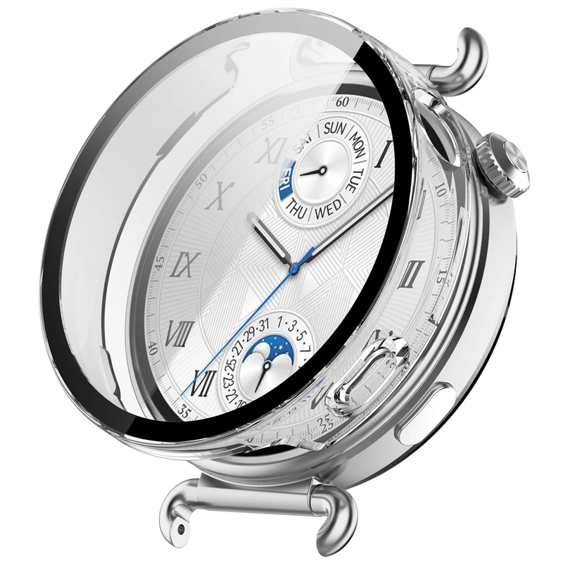 Mega Modisch Huawei Watch GT 6 41mm Glas und Silikon Hülle