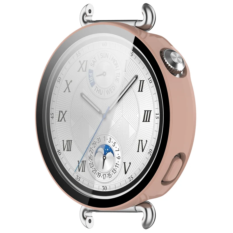 Mega Modisch Huawei Watch GT 6 41mm Glas und Silikon Hülle
