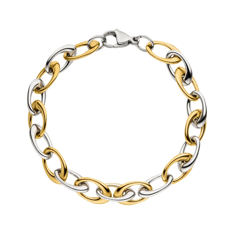 M&M Gliederarmband Oval Collection bicolor | Modell 483