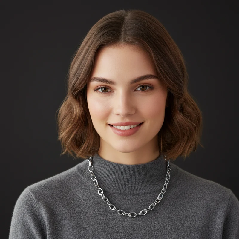 M&M Collier Oval Collection silber | Modell 484