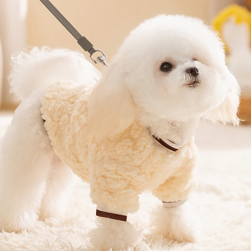 Fleece-Kleidung für Hunde und Katzen, zwei Beine, Winter