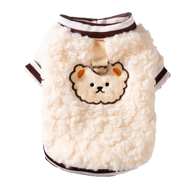 Fleece-Kleidung für Hunde und Katzen, zwei Beine, Winter