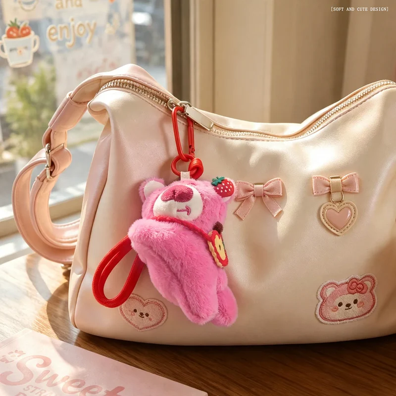 Flauschiger Bär-Anhänger für Taschen und Rucksäcke
