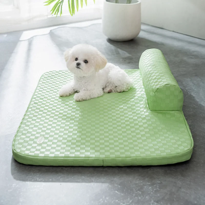 Hundematte mit Schachbrettmuster, PP-Baumwolle