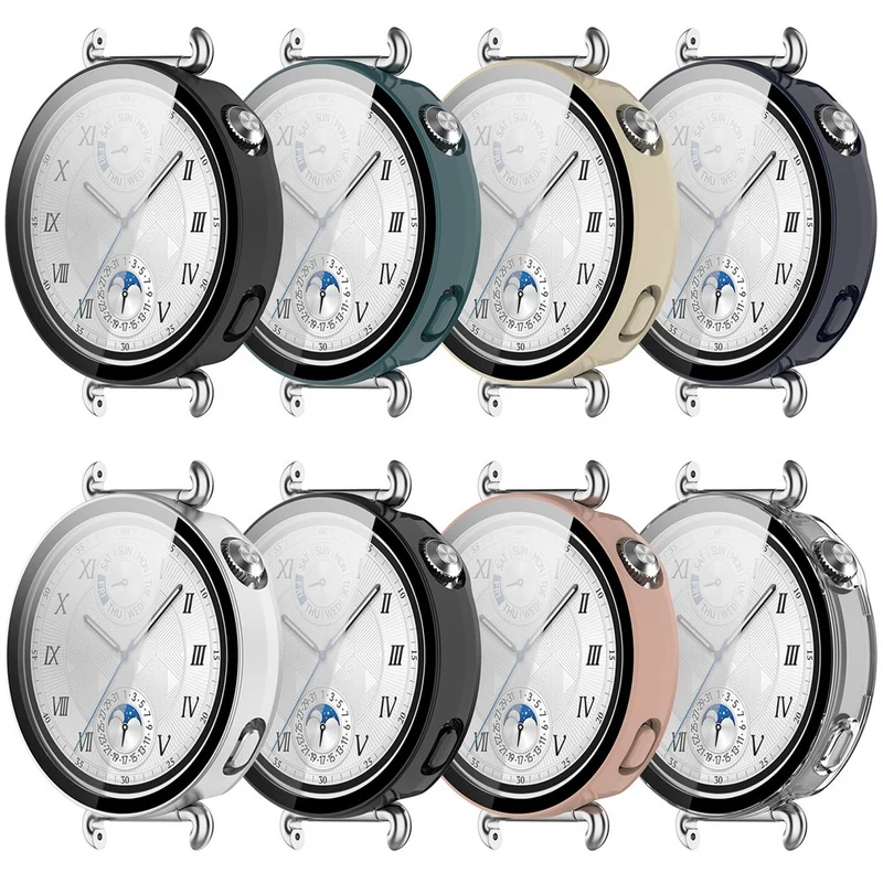 Unglaublich Stylisch Huawei Watch GT 6 41mm Glas und Silikon Hülle