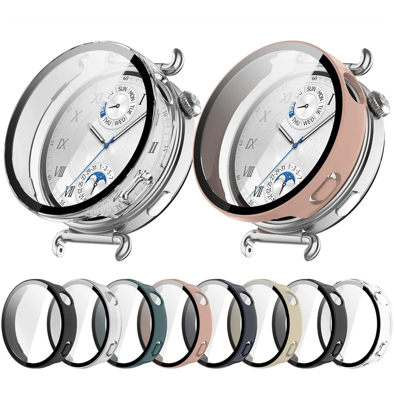 Unglaublich Stylisch Huawei Watch GT 6 41mm Glas und Silikon Hülle