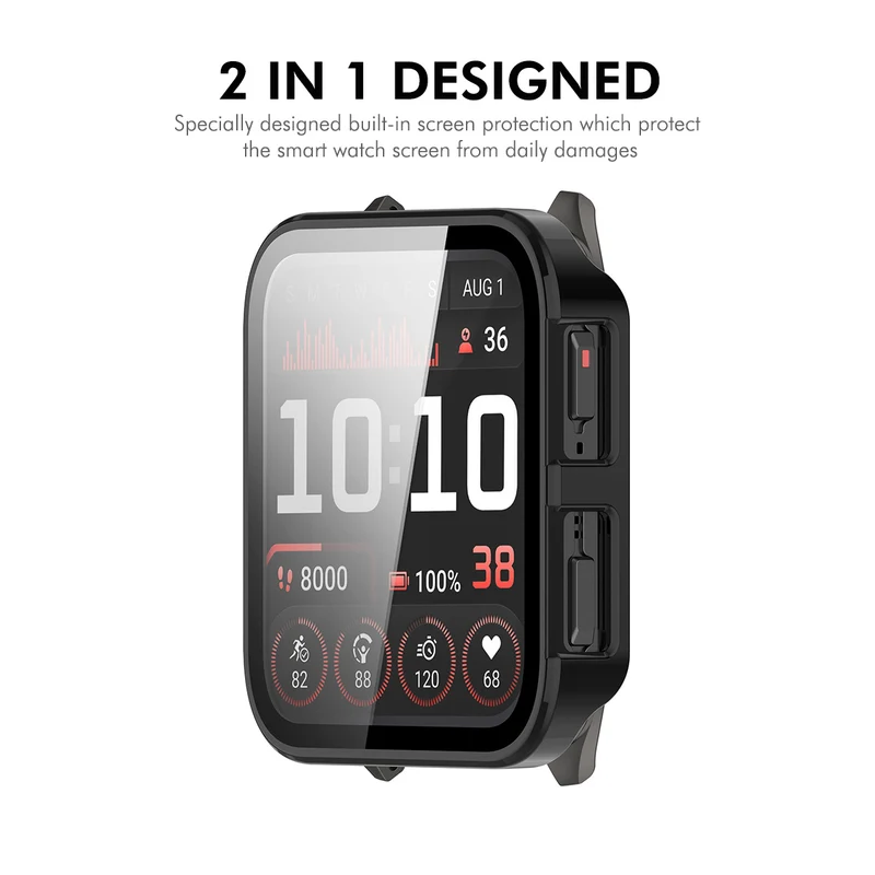 Unglaublich Schön Garmin Venu X1 Glas und Silikon Hülle