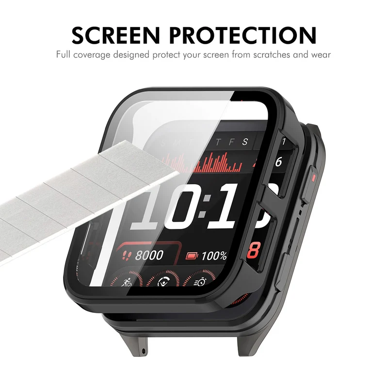 Unglaublich Schön Garmin Venu X1 Glas und Silikon Hülle
