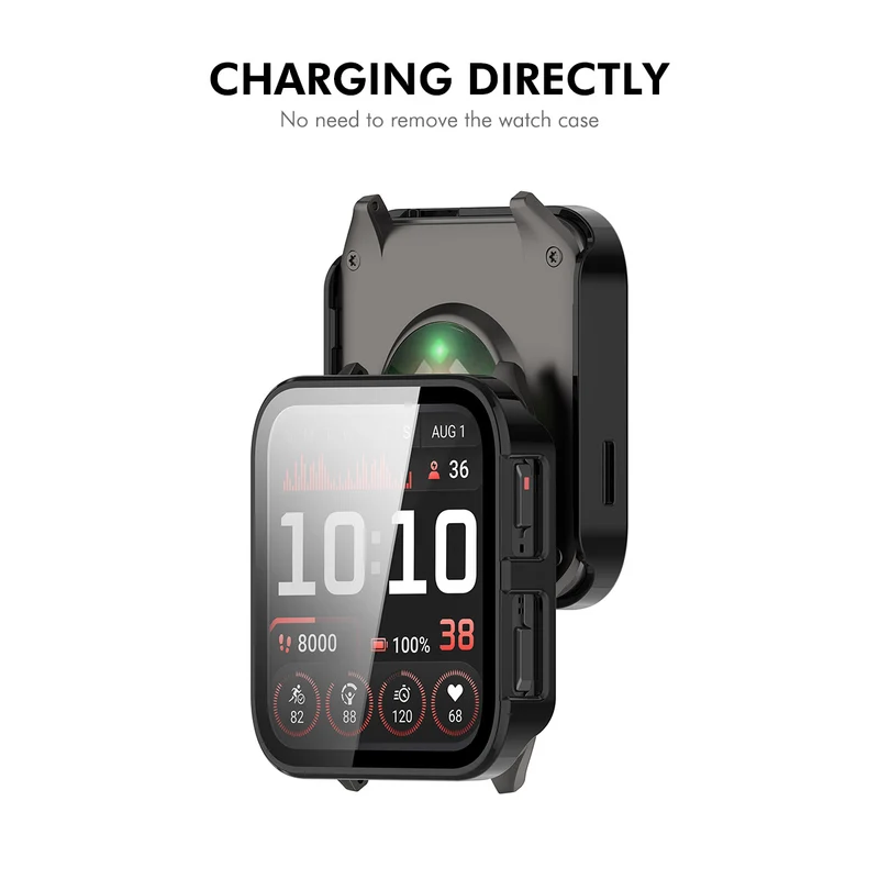 Unglaublich Schön Garmin Venu X1 Glas und Silikon Hülle