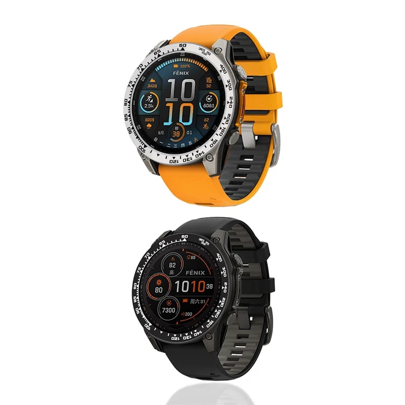 Auffallend Stilvoll Garmin Fenix 8 43mm Metall Hülle