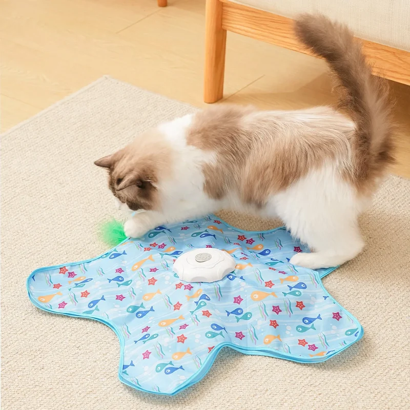 Elektrisches Katzenspielzeug mit rotierender Scheibe