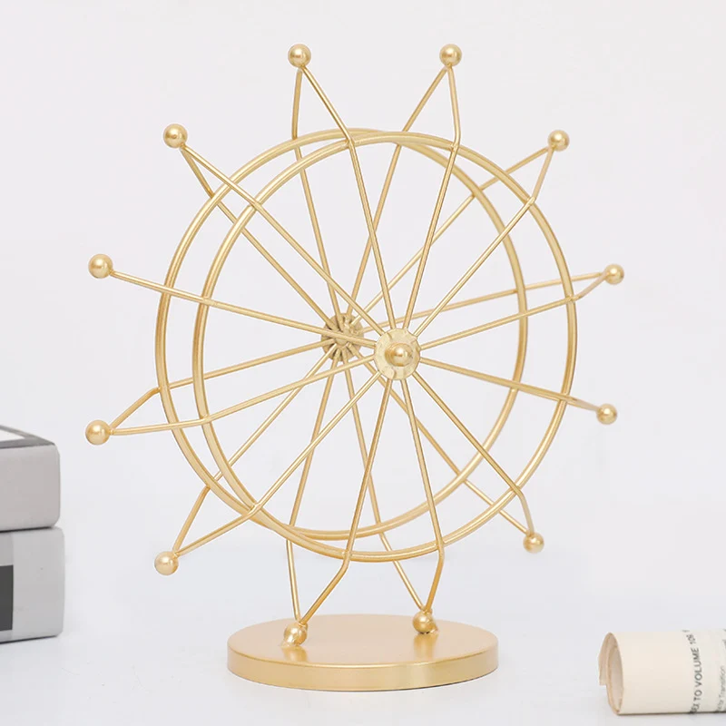 Drehbares Riesenrad-Modell, Eisen, europäischer Stil