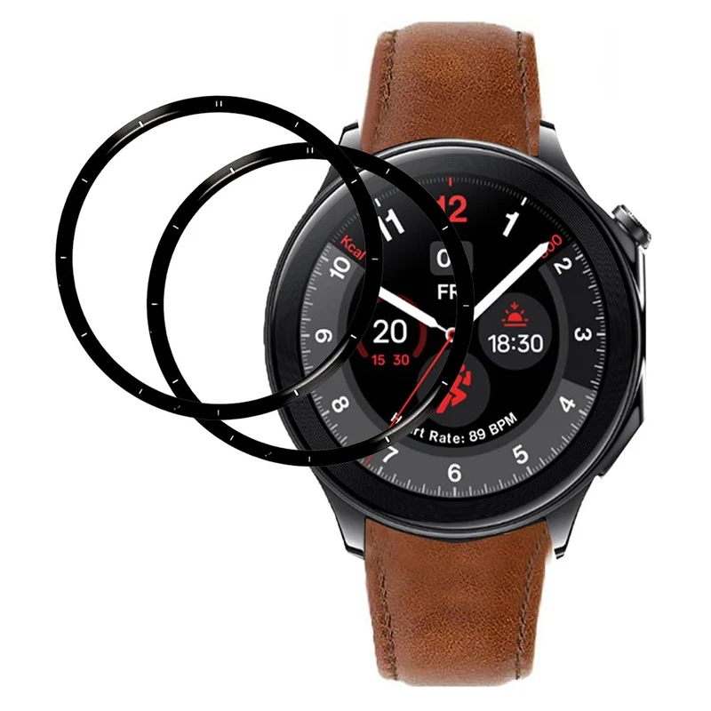 2stück OnePlus Watch 3 Silikon HD Displayschutz