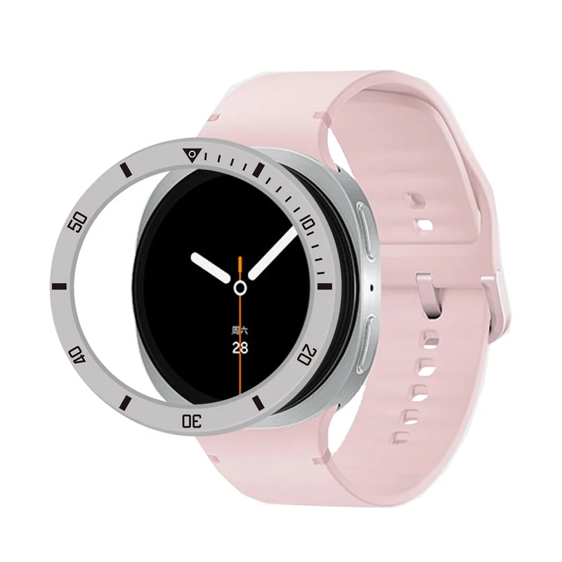Mega Modisch Samsung Galaxy Watch8 40mm Metall Hülle