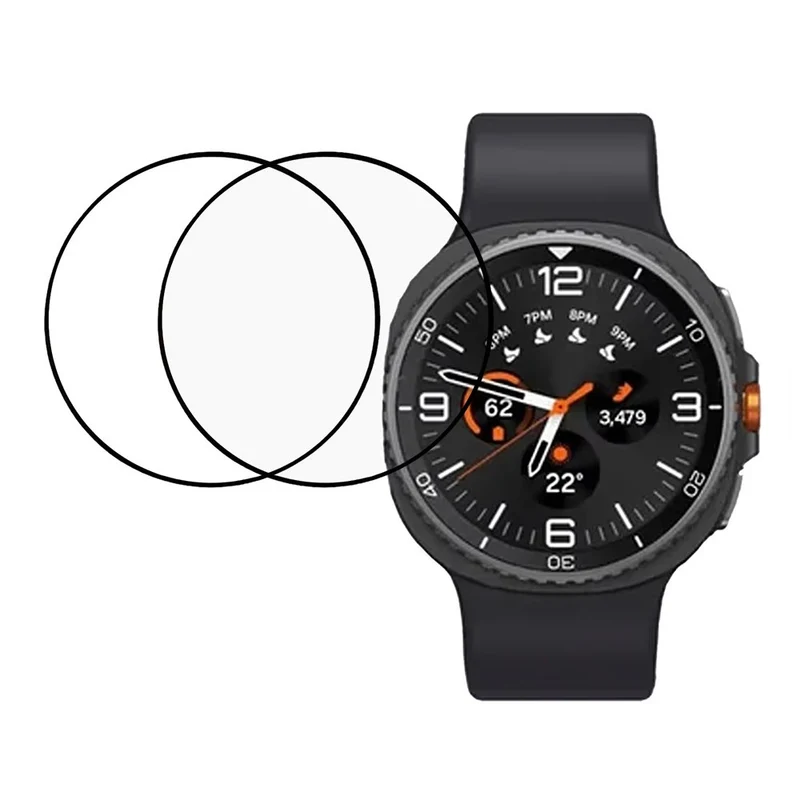 2stück Samsung Galaxy Watch8 Classic 46mm Silikon HD Displayschutz