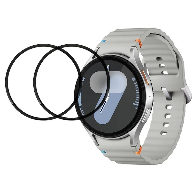 2stück Samsung Galaxy Watch8 40mm Silikon HD Displayschutz