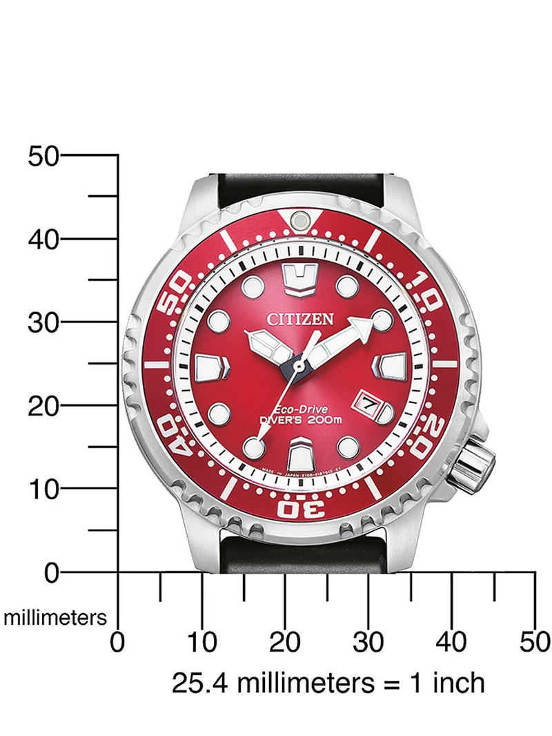 Citizen Promaster Marine BN0159-15X Herrenuhr Rot • Eco-Drive Solar • 20 BAR Wasserdicht