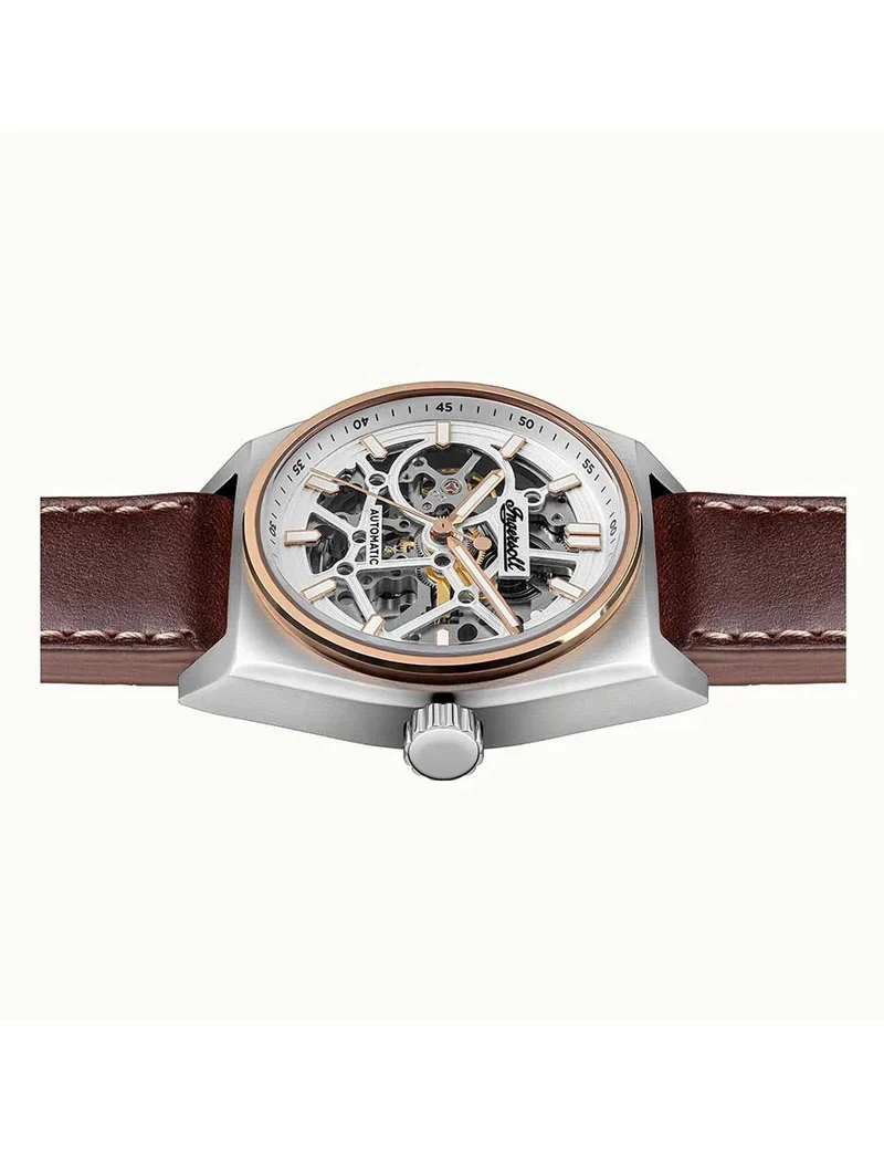 Ingersoll The Vert I14302 Herren Automatikuhr • Skelett-Zifferblatt • Transparenter Sichtboden