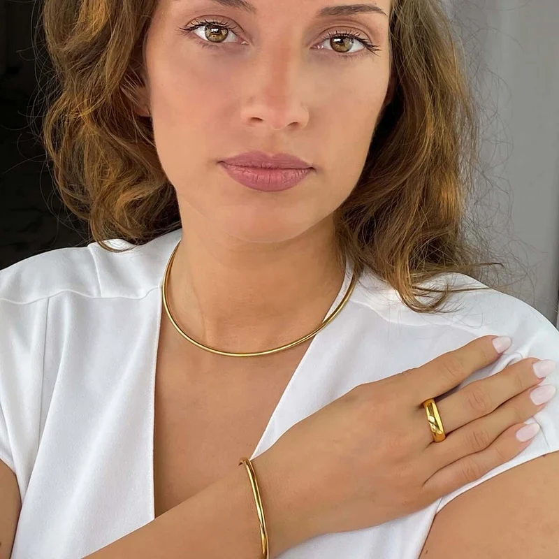 M&M Armreif Fine Line Gold | Modell 193