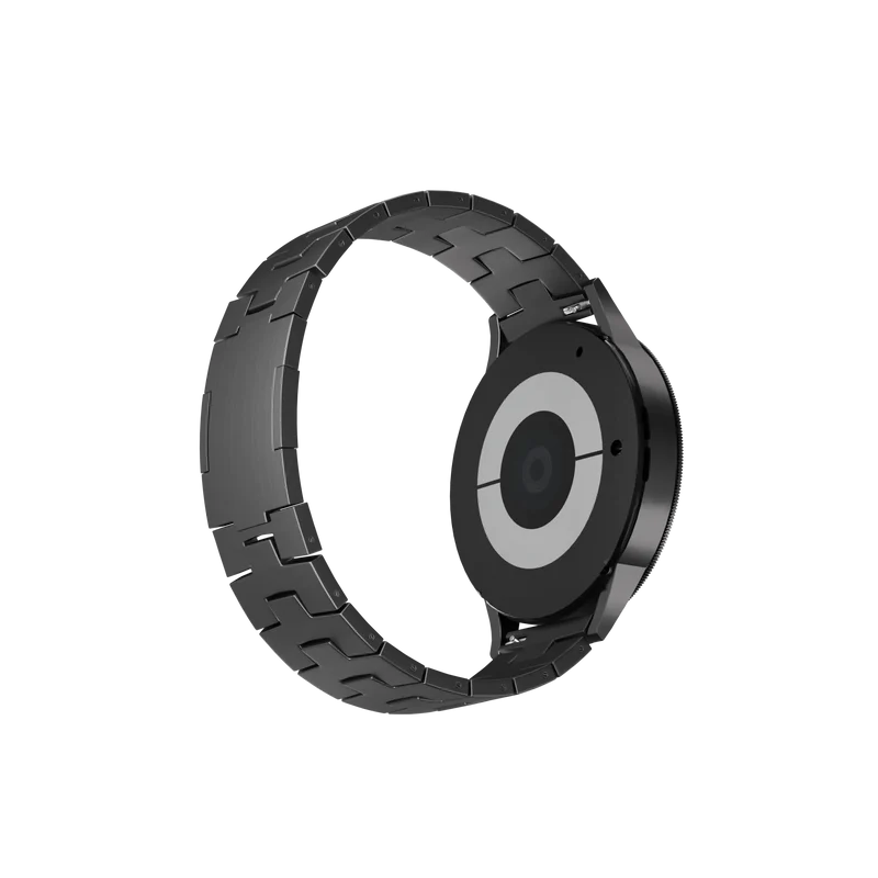Motorola Moto Watch Ultra Gebürstetes Titanarmband (Flache Schließe) (Graphit)