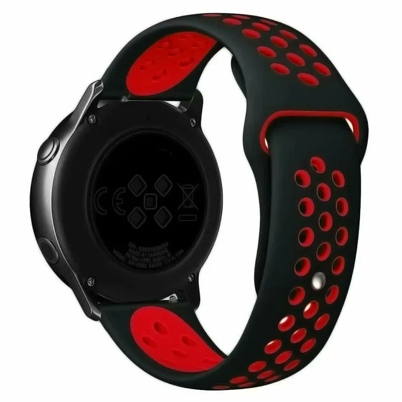 Motorola Moto Watch Ultra Sportarmband (Schwarz/Rot)