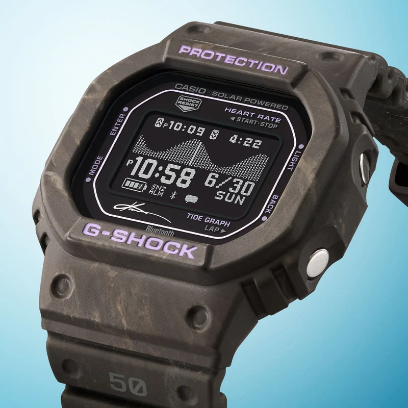 Casio G-Shock GBX-H5600KI-5ER Herren Armbanduhr Blau • Biobasiertes Harz • Solar mit Herzfrequenzmesser